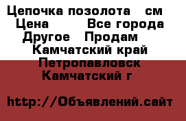 Цепочка позолота 50см › Цена ­ 50 - Все города Другое » Продам   . Камчатский край,Петропавловск-Камчатский г.